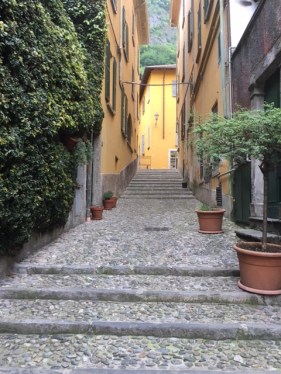 Image of cobblestones that are pretty but can hurt one's feet!