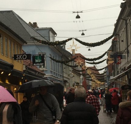 Image of Helsingor, Denmark, at Christmas