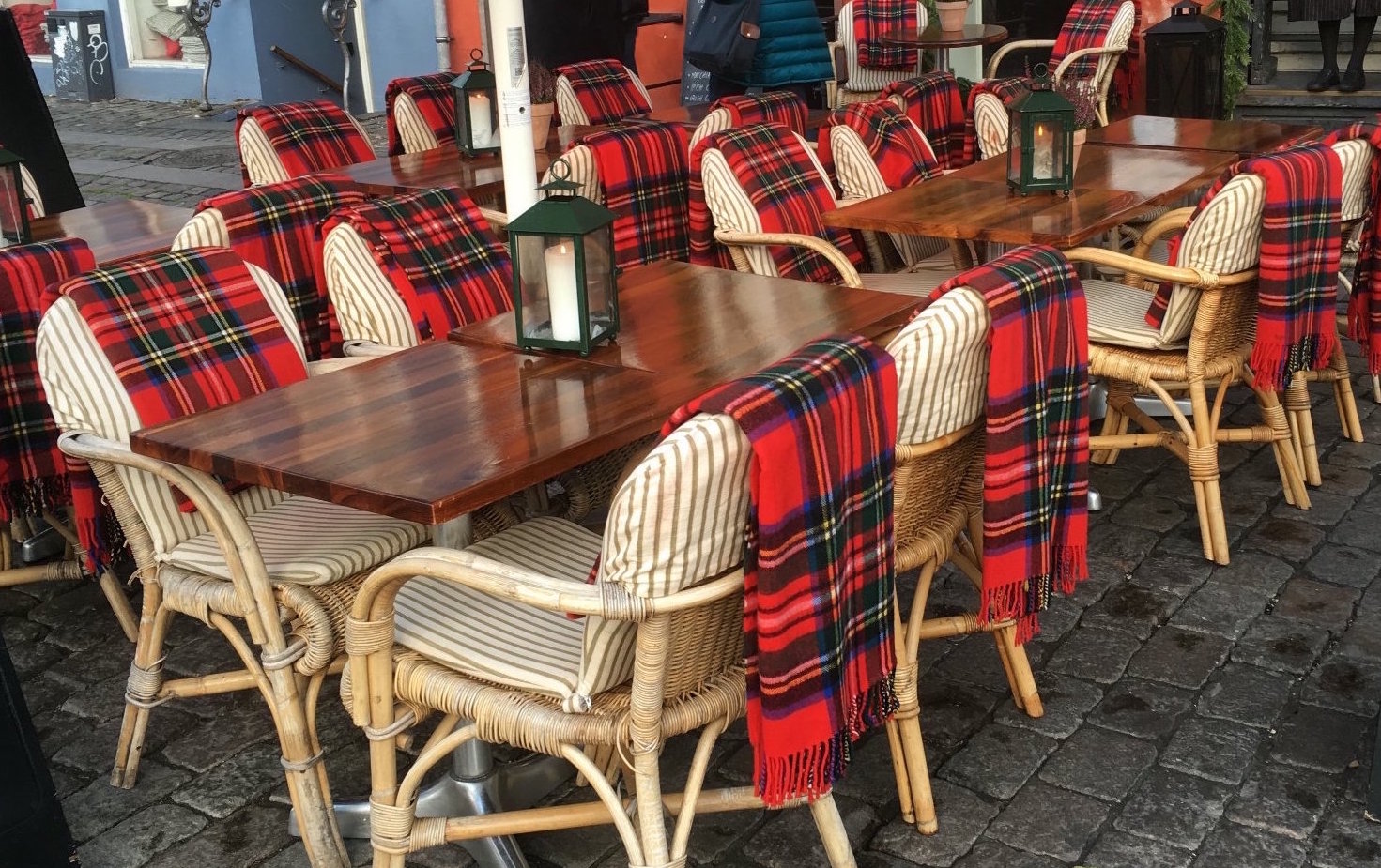 Image of Copenhagen restaurant at Christmas