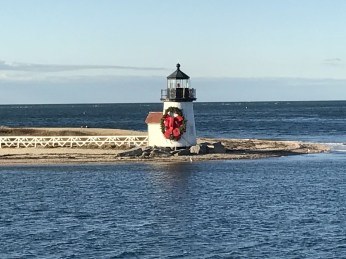 Nantucket Lighthouse at Christmas