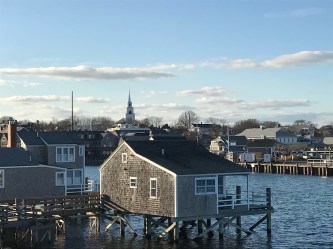 View of Nantucket from the Harbor