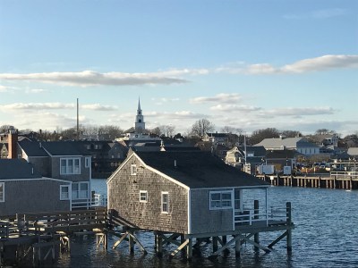 View of Nantucket from the Harbor