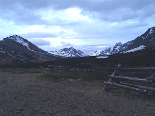 Image of Alaska Mountain at Sunset