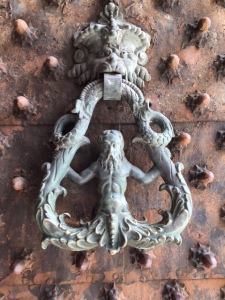 Image of door knocker in Genoa