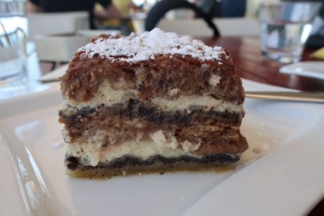 Image of Prekmurska Gibanica, a Slovene dessert