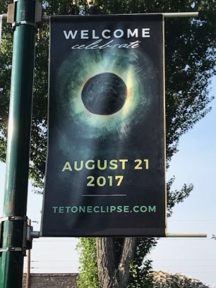 Image of Jackson Eclipse Welcome Sign