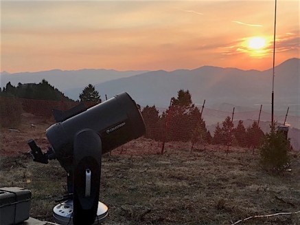Image of Telescope on Snow King Summit