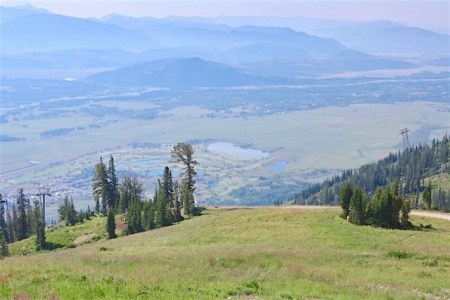 Image over Teton Village.