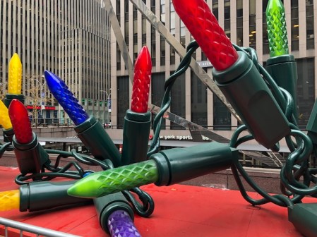 Image of a Christmas Light Sculpture