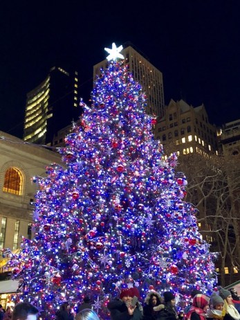 Image of Bryant Park Christmas Tree