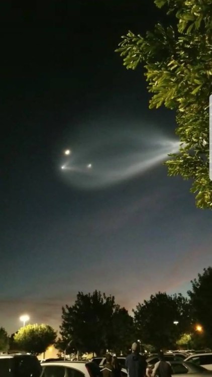 Image of Rocket over Southern California