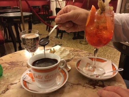 Image of drinking chocolate in Caffe Greco