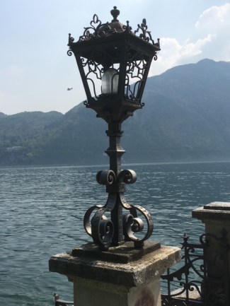Image of an ornate light along the Greenway