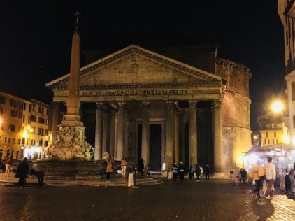 Image of the Pantheon at Night