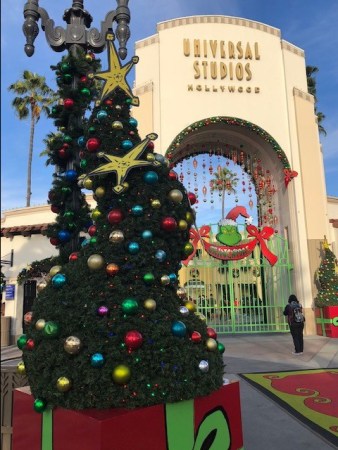 Image of Christmas Decorations at Universal Stuidos