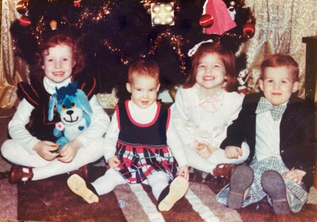 Image of four redhead children.