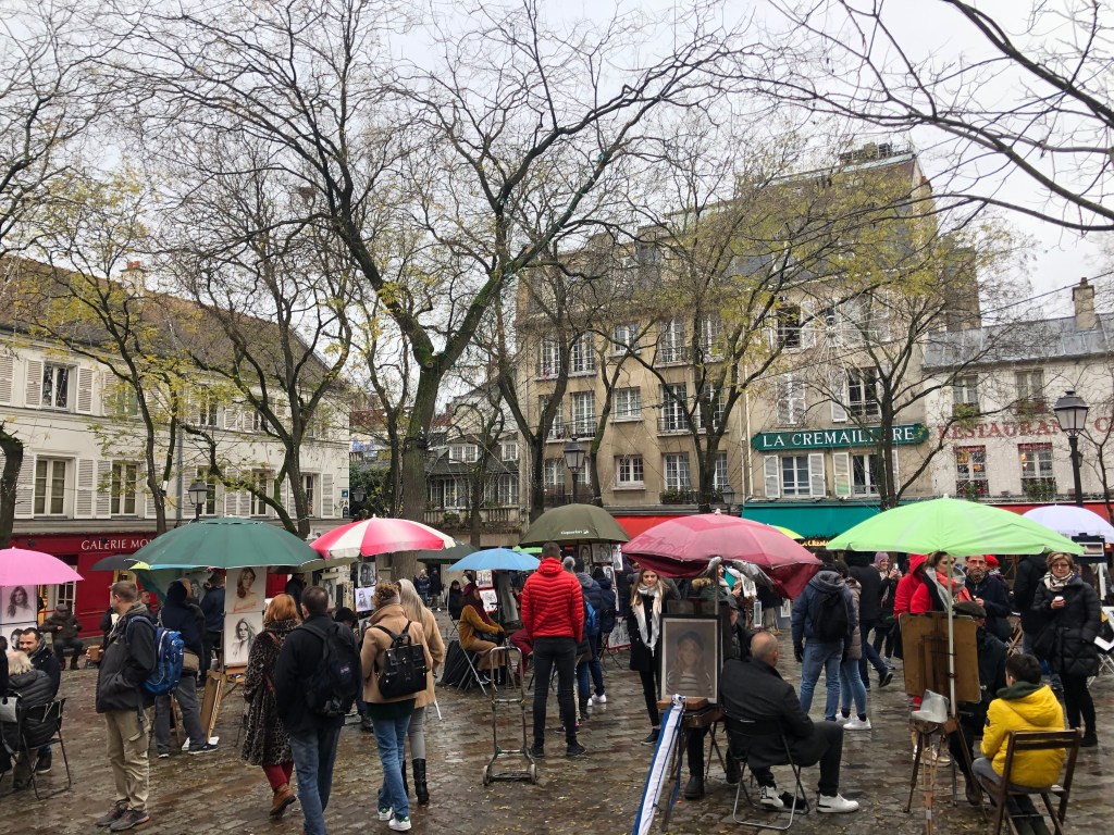 Image of the Place du Tertre in Montmartre