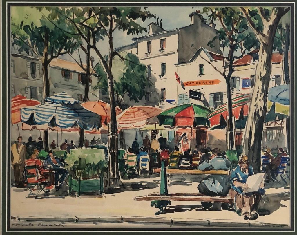 Painting of the Place de Tertre