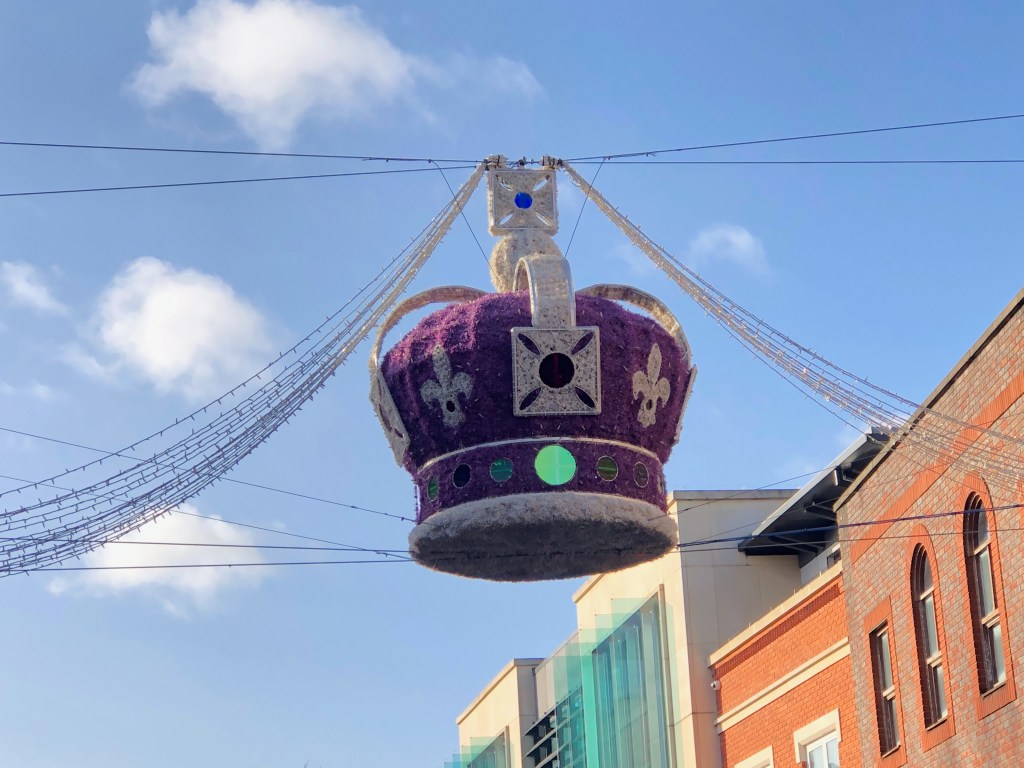 The  Crown Christmas Decoration at Windsor
